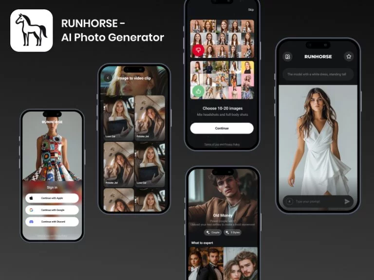 RUNHORSE – AI Photo Generator
